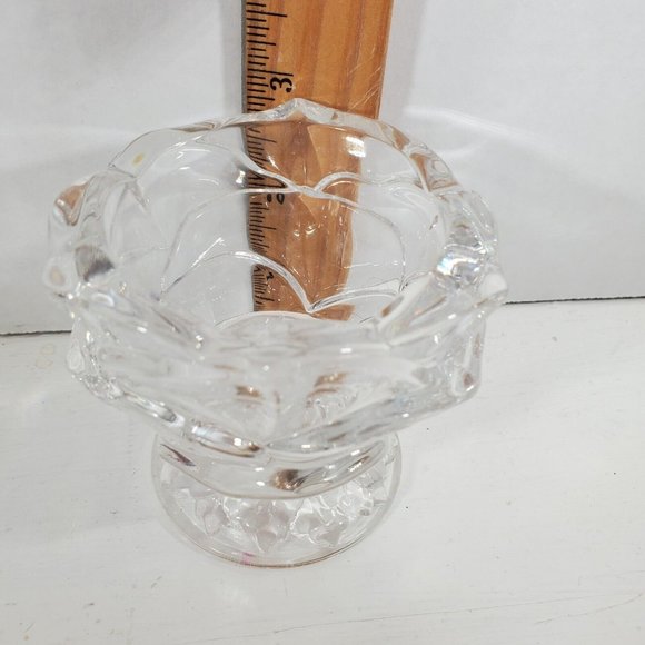 Partylite Radiant Rose Crystal 3" Tealight Votive Candle Holders - Picture 12 of 12